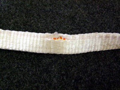 Sling Inspection: Red Core Yarn Showing